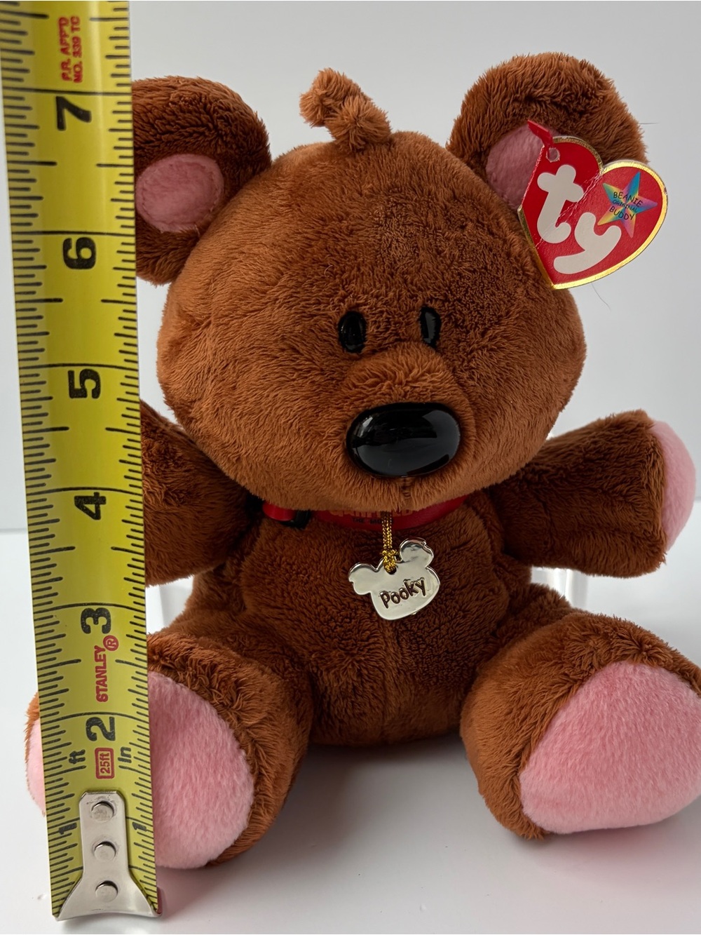 Ty Beanie Buddy Pooky Garfield Teddy Bear 2004 Movie Plush Retired - Picture 7 of 8